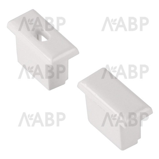 Заглушка профиля накладного 1506 для светодиодной ленты / 33254 / оптом и в розницу / мебельная фурнитура "ЛАВР"