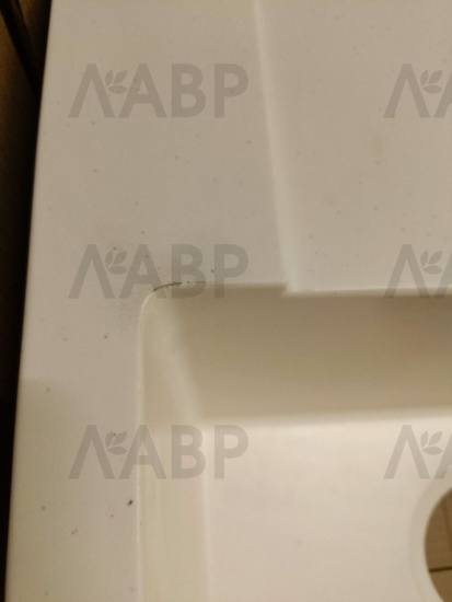 Мойка мраморная Gals 620 №36 белый хлопок 620*500*200мм (дефект) / 62565-1 / оптом и в розницу / мебельная фурнитура "ЛАВР"