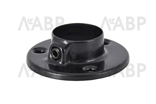 штангодержатель D25 черный  / 23134 / оптом и в розницу / мебельная фурнитура "ЛАВР"