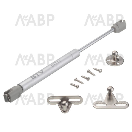 Газовый лифт нагрузка 60Н алюминий PD-G0060-N02 GTV / 06067 / оптом и в розницу / мебельная фурнитура "ЛАВР"