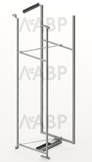 Хеттих/комплект рам ISEO, H1700 мм, ширина корпуса 600 мм, цвет серебристый /9381008 / 97876 / оптом и в розницу / мебельная фурнитура "ЛАВР"