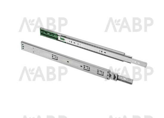 Направляющие шариковые полного выдвижения с доводчиком 45*400мм Light 25кг PK-L-H45-400-GX GTV / 509106 / оптом и в розницу / мебельная фурнитура "ЛАВР"