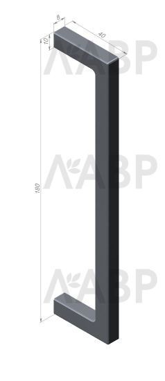 Аристо Slim Line/ручка накладная самоклеящаяся, серебро матовое (400) / 92046 / оптом и в розницу / мебельная фурнитура "ЛАВР"