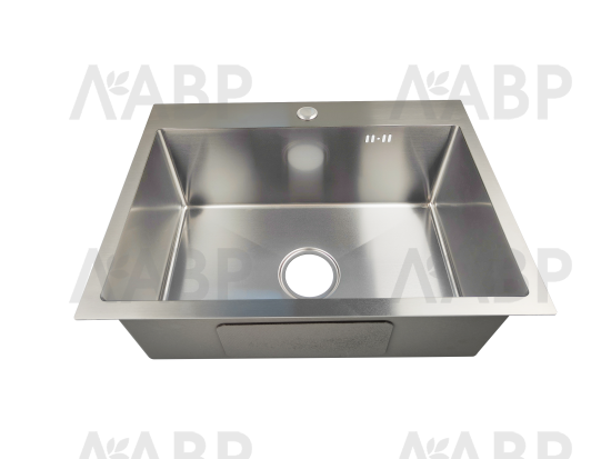 мойка накладная 650*450*220*0,8 сатин  / 62942 / оптом и в розницу / мебельная фурнитура "ЛАВР"