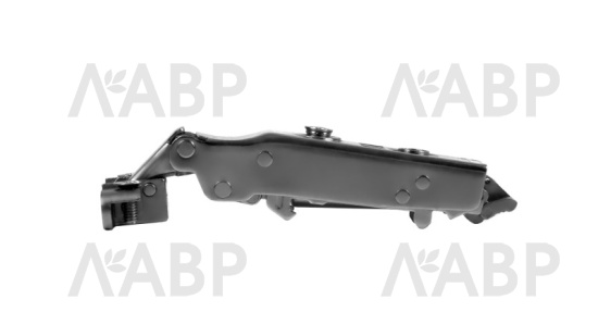 петля 4-х шарнирная Боярд H813A/BN EVO накладная для алюм. профиля, довод, черн никель  / 711254 / оптом и в розницу / мебельная фурнитура "ЛАВР"