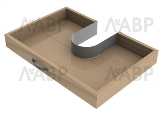 Ограничитель для сифона U- образный пластиковый / 16157-1 / оптом и в розницу / мебельная фурнитура "ЛАВР"