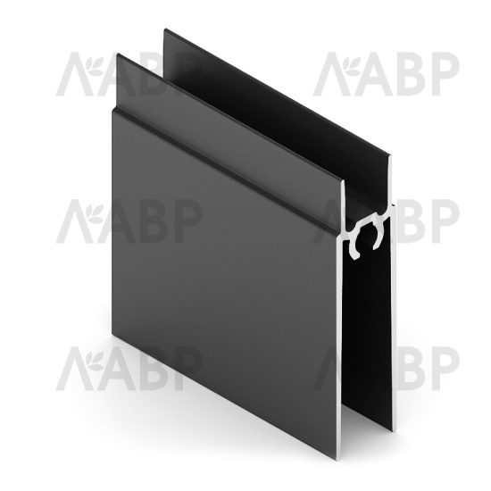 Аристо ЭКО//черный матовый рамка нижняя  (5,4м) /AE0689.VP540.BKSPC.CJ / 92328 / оптом и в розницу / мебельная фурнитура "ЛАВР"