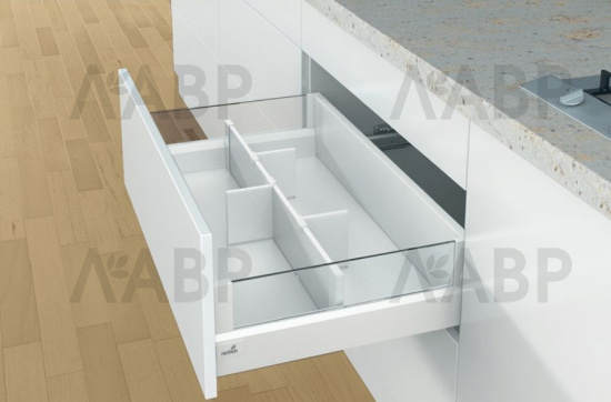 Разделитель внутренней организации OrgaStore для ящика AvanTech You белый 9182230 Hettich / 97036 / оптом и в розницу / мебельная фурнитура "ЛАВР"