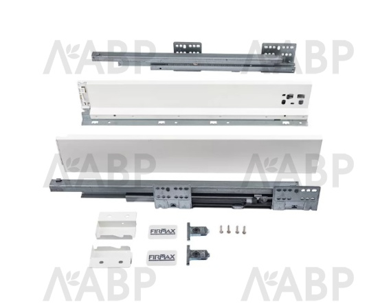 Firmax Smartline ящик 84*550мм, доводчик, 35кг, белый/FRM0755.007/84 / 509150 / оптом и в розницу / мебельная фурнитура "ЛАВР"
