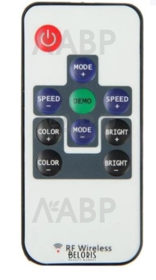 Контроллер для светодиодной ленты многоцветной RGB 6А 12В с радиопультом / 33194 / оптом и в розницу / мебельная фурнитура "ЛАВР"