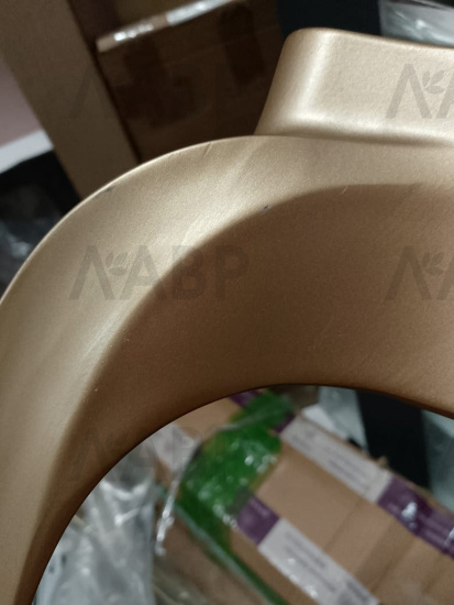 Brass 2399 0730 Gold Varak Опора мебельная CRUZ ELIT, матовое золото 730 мм(дефект) / 10399-31 / оптом и в розницу / мебельная фурнитура "ЛАВР"