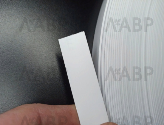 ПВХ кромка 2*19 мм 8681 без клея белый бриллиант / 44636 / оптом и в розницу / мебельная фурнитура "ЛАВР"