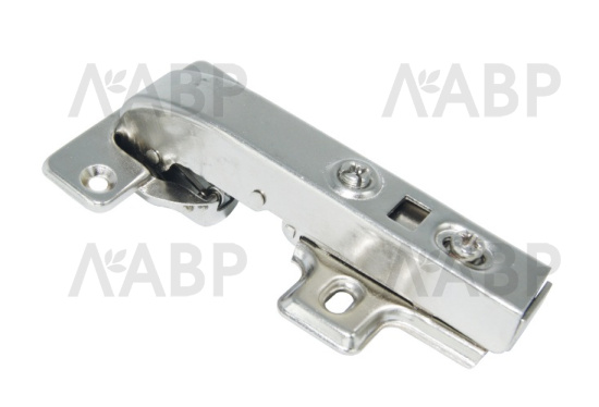 Петля накладная угловая с доводчиком 90 гр. Laurus PRO / 11424 / оптом и в розницу / мебельная фурнитура "ЛАВР"