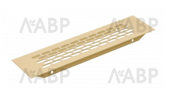 решетка вентиляционная GTV 245*60мм, золото (25шт)/KK-W60245-21 / 16550 / оптом и в розницу / мебельная фурнитура "ЛАВР"