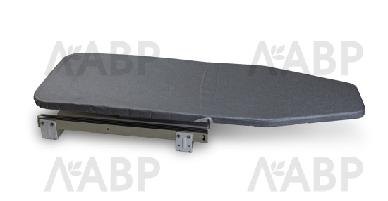 SIBO ECO доска гладильная выдвижная, поворотная, с доводчиком, серый/SB040/R/D / 25826 / оптом и в розницу / мебельная фурнитура "ЛАВР"