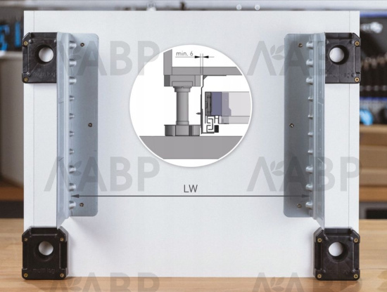 Крепление More Space для цокольного ящика PB-WSPCOK GTV / 16418 / оптом и в розницу / мебельная фурнитура "ЛАВР"