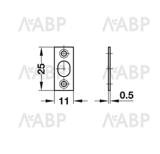 #защелка шариковая для запрессовки D11/241.80.532 / 94207 / оптом и в розницу / мебельная фурнитура "ЛАВР"