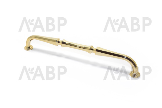 ручка скоба Laurus PRO ZA2411 192мм золото K-Gold / 39513-6 / оптом и в розницу / мебельная фурнитура "ЛАВР"