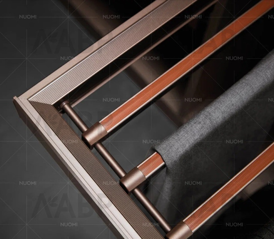 Nuomi/выдвижная брючница Ralphie 764*469*65mm, серый / 6110480 / 86021 / оптом и в розницу / мебельная фурнитура "ЛАВР"