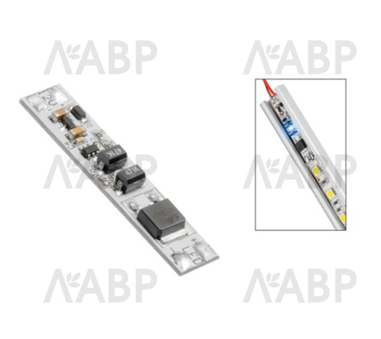 Выключатель бесконтактный для установки в профиль светодиодных лент 12-24В 96Вт LS06-SP(без провода) / 33518 / оптом и в розницу / мебельная фурнитура "ЛАВР"