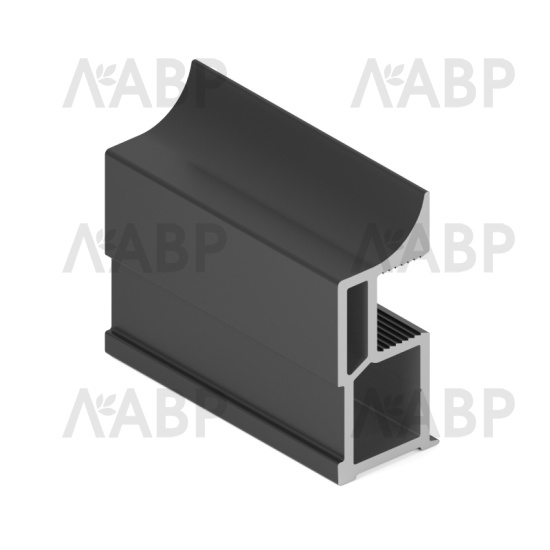 Вертикальный профиль Slim Line черный матовый 5,4м Aristo / 92346 / оптом и в розницу / мебельная фурнитура "ЛАВР"