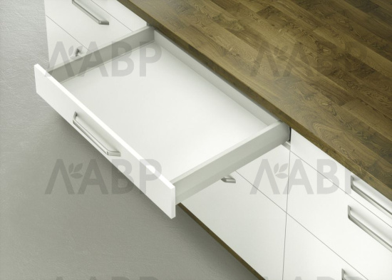 Выдвижной ящик Matrix Box 92*500мм Push-to-Open + Soft-Close белый 513.30.705 Hafele / 49844 / оптом и в розницу / мебельная фурнитура "ЛАВР"