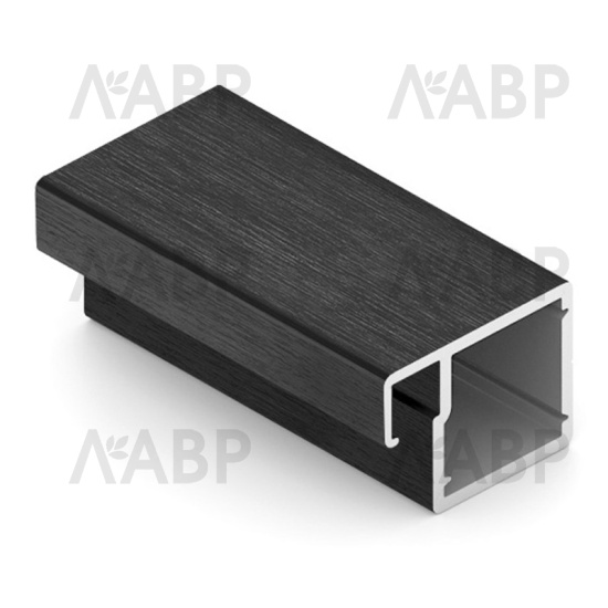 Аристо/* профиль рамочный узкий 708 черный крацованный 5,4м EDGE MAX  / 92283 / оптом и в розницу / мебельная фурнитура "ЛАВР"