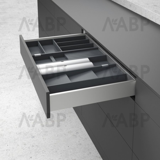 Соединительный элемент OrgaTray 270 для ящиков AvanTech You алюминий 9278312 Hettich / 97297 / оптом и в розницу / мебельная фурнитура "ЛАВР"