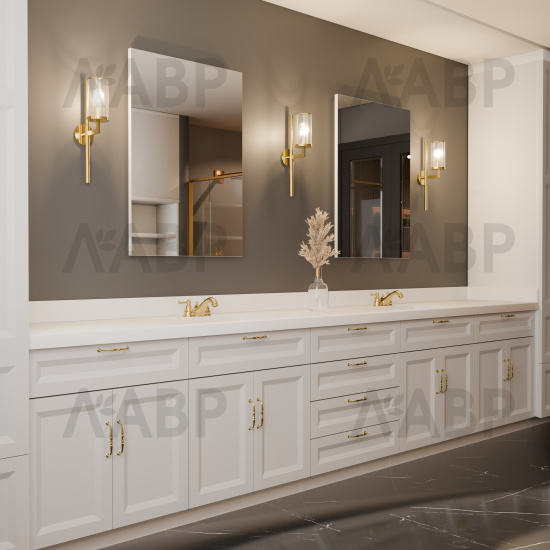 ручка скоба Laurus PRO ZA2411 128мм золото K-Gold / 39513-3 / оптом и в розницу / мебельная фурнитура "ЛАВР"
