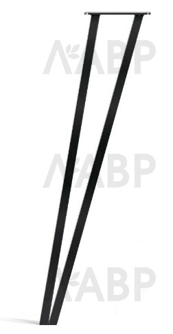 опора мебельная 710*40*20, черная / 10408 / оптом и в розницу / мебельная фурнитура "ЛАВР"