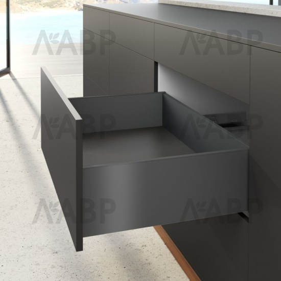 Выдвижной ящик AvanTech You 187*450мм, БЕЗ направляющих антрацит 9255346 Hettich / 37970 / оптом и в розницу / мебельная фурнитура "ЛАВР"
