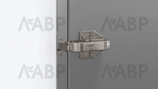 петля 4-х шарнирная Боярд H813A EVO накладная для алюм. профиля, доводчик (200)  / 711253 / оптом и в розницу / мебельная фурнитура "ЛАВР"