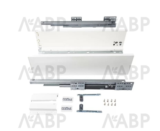Firmax Smartline ящик 199*300мм, доводчик, 35кг, белый/FRM0730.007/199 / 09933 / оптом и в розницу / мебельная фурнитура "ЛАВР"