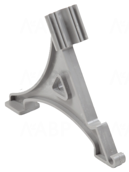 Кронштейн сетчатой полки серый / 25055 / оптом и в розницу / мебельная фурнитура "ЛАВР"