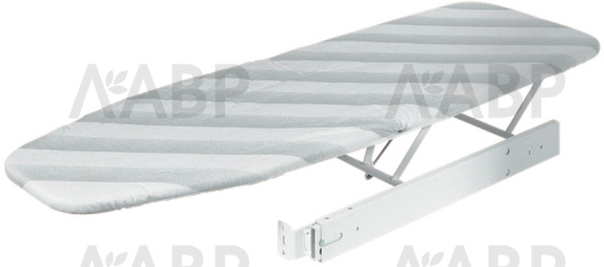 Гладильная доска выдвижная IRONFIX (монтаж в ящик) цвет серые полоски 568.60.710 Hafele / 49722 / оптом и в розницу / мебельная фурнитура "ЛАВР"