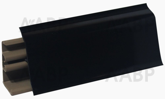 Плинтус для столешниц LB38 черный матовый 4,2м 38-6051В Korner / 53425 / оптом и в розницу / мебельная фурнитура "ЛАВР"