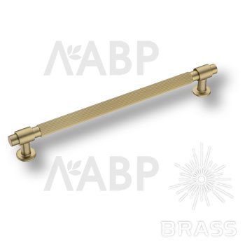 Brass 9380 0224 GB-GB ручка рейлинг, матовая латунь 224 мм / 39945 / оптом и в розницу / мебельная фурнитура "ЛАВР"