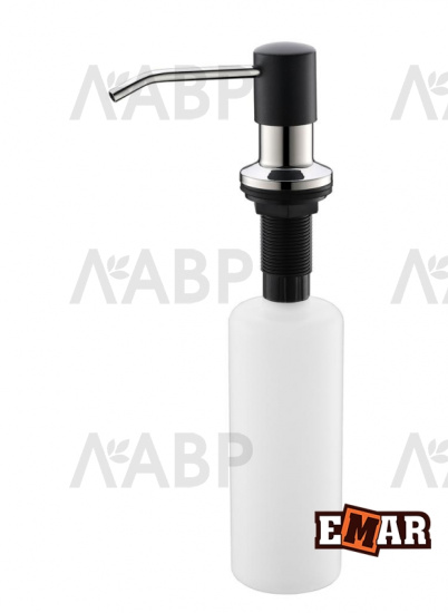 Дозатор жидкого мыла ЕМАR ЕД-401D Black / 62657 / оптом и в розницу / мебельная фурнитура "ЛАВР"