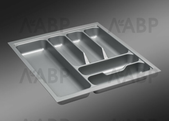 Лоток для столовых приборов OrgaTray 440 для ящиков InnoTech Atira 401-450*441-520мм серый 9194935 Hettich / 37626 / оптом и в розницу / мебельная фурнитура "ЛАВР"