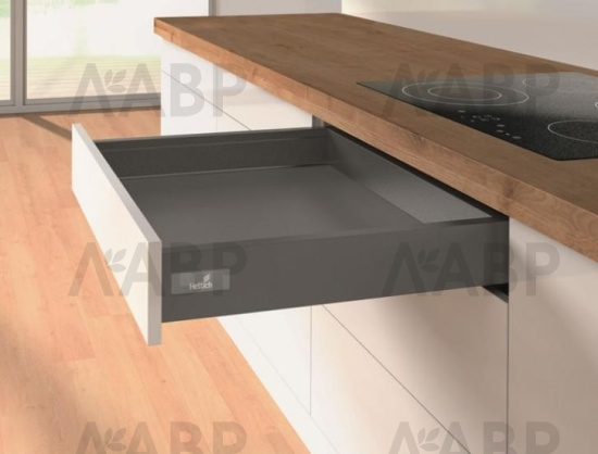 Выдвижной ящик InnoTech Atira 54*470мм антрацит 9245477 Hettich / 97279 / оптом и в розницу / мебельная фурнитура "ЛАВР"