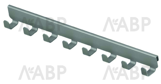 Крючок боковой серия 460 металлик для гардеробной системы Aristo / 29081 / оптом и в розницу / мебельная фурнитура "ЛАВР"