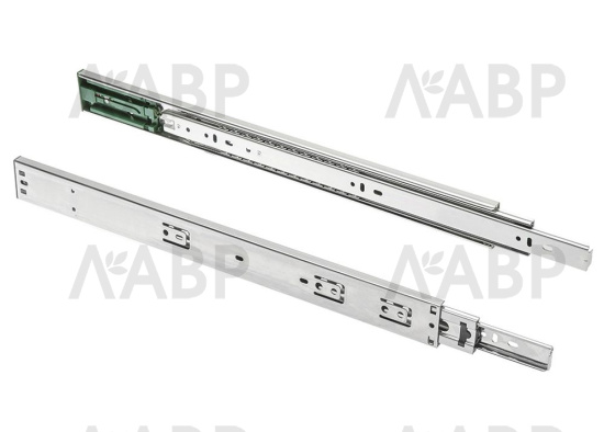 Направляющие шариковые полного выдвижения Push to open 45*400мм PK-P-H45-400-GX GTV / 09435 / оптом и в розницу / мебельная фурнитура "ЛАВР"