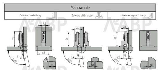 петля GTV полунакладная SOLID PRO, 3D, доводчик, H=0, clip-on, черная (10шт)/ZM-DCHCB08-3DBEO-20 / 11469 / оптом и в розницу / мебельная фурнитура "ЛАВР"