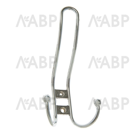 Крючок мебельный трехрожковый Б хром 220/81968L / 07045-1 / оптом и в розницу / мебельная фурнитура "ЛАВР"
