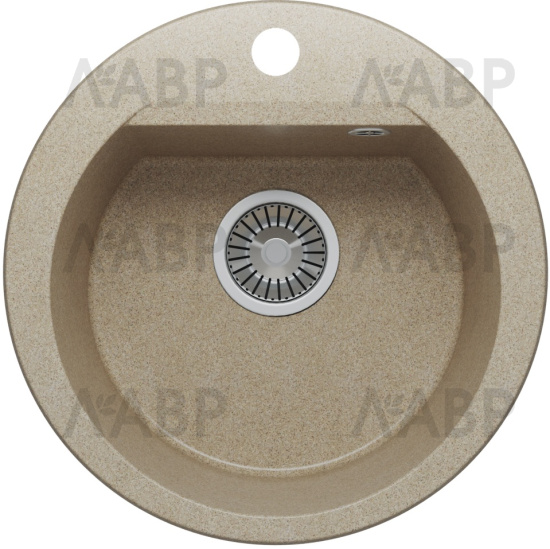 Мойка мраморная Atol 460 №302 песочный d460*200мм (аналог 62010) / 62598 / оптом и в розницу / мебельная фурнитура "ЛАВР"