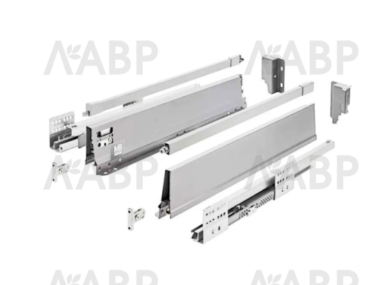 ящик GTV MODERN BOX PRO 199*450мм, доводчик, 40кг, белый/PB-MBPRO-KPL450C1 / 09711 / оптом и в розницу / мебельная фурнитура "ЛАВР"