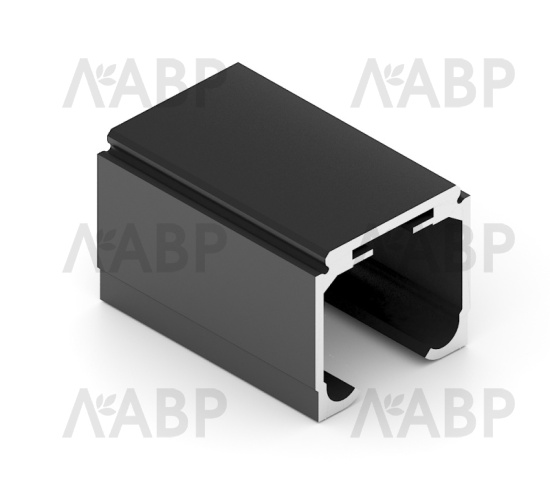Направляющая верхняя черный 5,0м для системы "4 в 1" Aristo / 38050 / оптом и в розницу / мебельная фурнитура "ЛАВР"