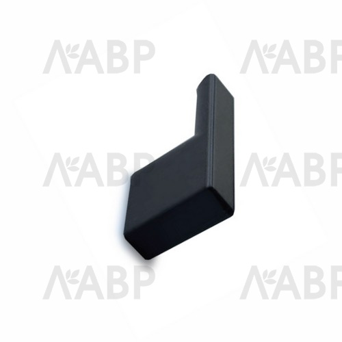 Крючок мебельный однорожковый ВМ-5 металлический черный / 07283 / оптом и в розницу / мебельная фурнитура "ЛАВР"