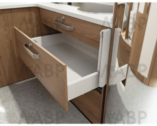 #Matrix Box S* ящик 84*300мм, 35кг, soft-close, серый/552.56.691 / 94229 / оптом и в розницу / мебельная фурнитура "ЛАВР"