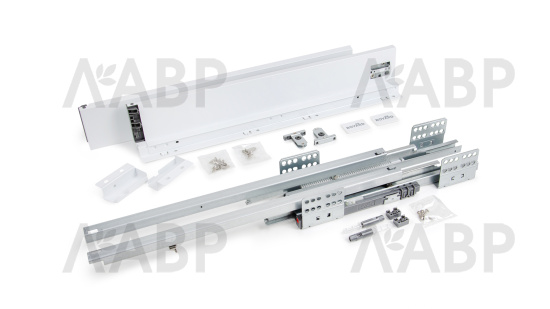 Выдвижной ящик СТАРТ Push to open 115*500мм белый SB28W.1/500 Boyard  / 709506 / оптом и в розницу / мебельная фурнитура "ЛАВР"